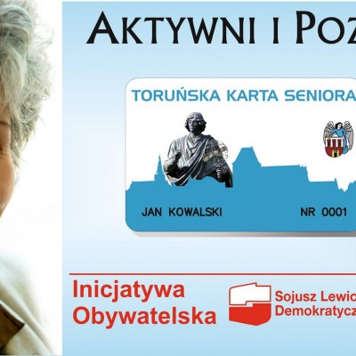SLD w z inicjatywą – Toruńska Karta Seniora